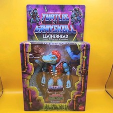 New- Turtles of Grayskull LEATHERHEAD Figure Masters of the Universe MOTU TMNT