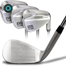 GoSports Illegal Max Spin Golf Wedge Set Men's Right Handed Sand Lob Gap Wedge