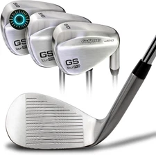 GoSports Illegal Max Spin Golf Wedge Set Men's Right Handed Sand Lob Gap Wedge