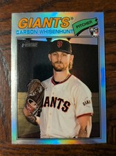 2026 Topps Heritage - Carson Whisenhunt #79 Chrome Refractor (RC)