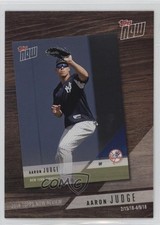 2019 Topps 2018 Topps Now Review Aaron Judge #TN-1 y6t