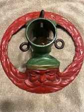 Antique Christmas Santa Face German Christmas Tree Stand 