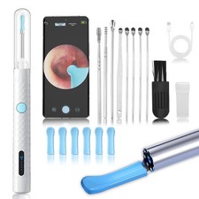 WiFi Visual Ear Cleaner with 1080P HD Camera APP-Controlled Ear Wax Remover...