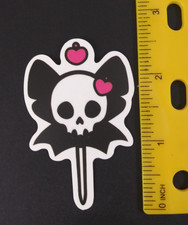 Creepy Cool Colorful Skull Sticker AC 