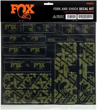 Fox Fork And Shock Decal Kit - Olive Drab