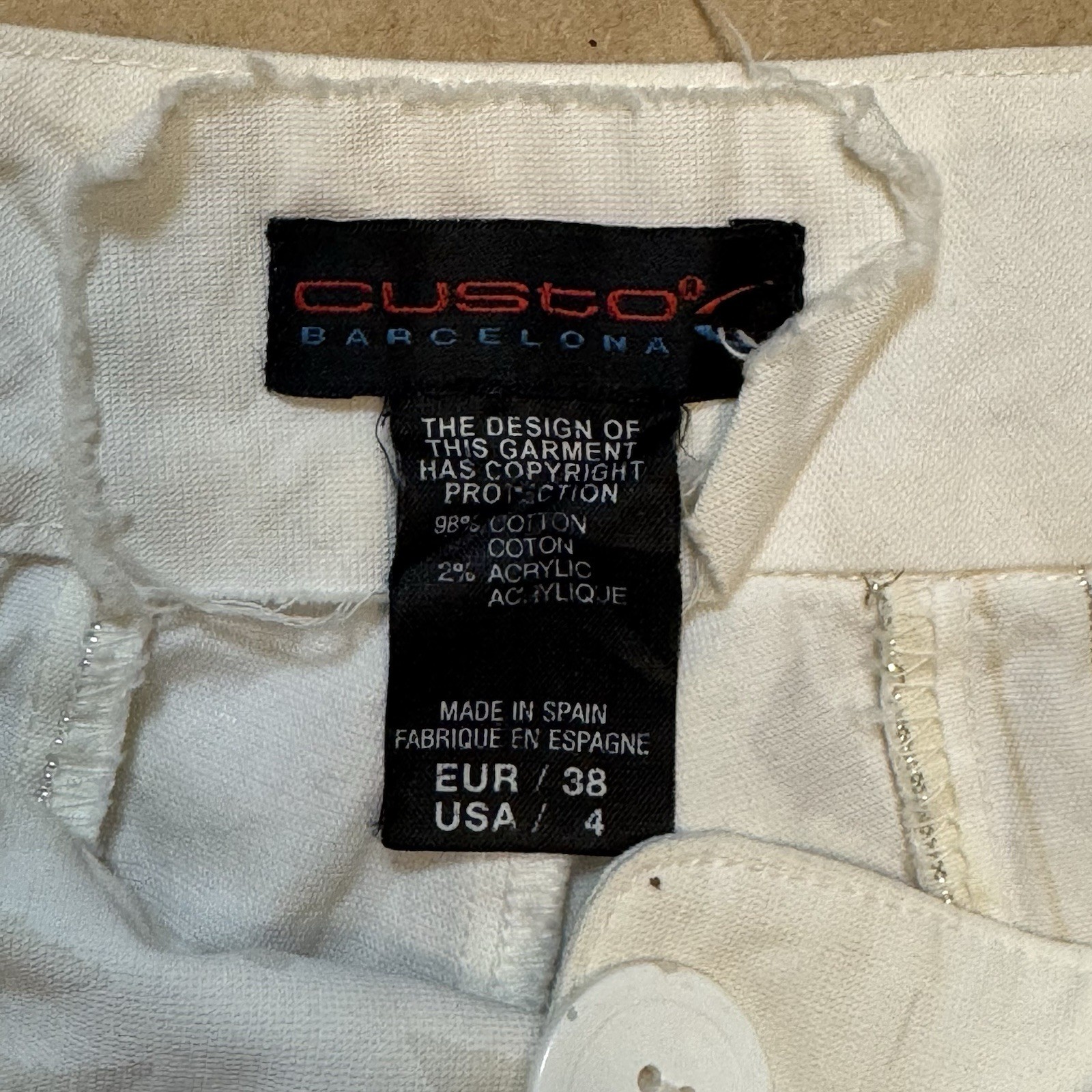 Custo Barcelona Y2K Patchwork Flared Trousers  Sp… - image 22