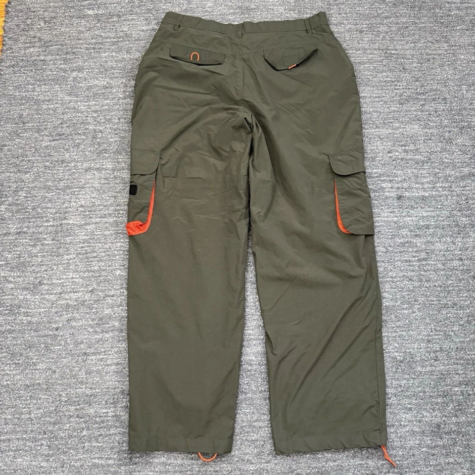 Patinador holgado al aire libre convertible verde 38X31 vintage BUM Equipment PAnts para hombre Foto 2 de 4