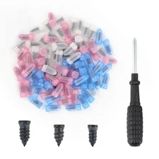 90 PCS Tire Repair Plug Kit with Screwdriver for Car Truck Flat Tire Repair