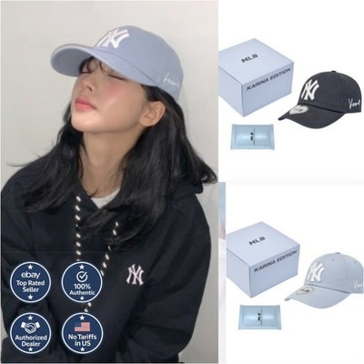 MLB Karina Signature Unstructured Ball Cap Unisex Cap Black White