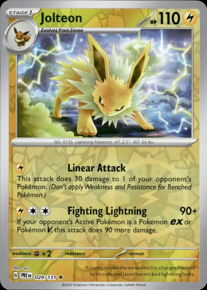 Jolteon 029/131 Prismatic Evolutions for sale | eBay