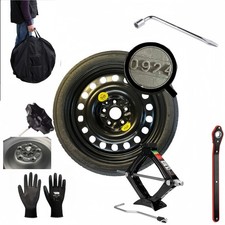 Space Saver Spare Wheel 17" for Nissan Qashqai with jack wrench cover and screw