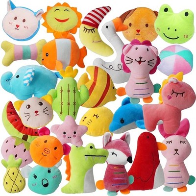 27 Pack Puppy Squeaky Toy,Different Designs Squeakers Pet Toys,Cute Bulk Plus...