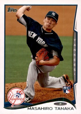 2014 Topps #661 Masahiro Tanaka Factory Set Bonus: Rookie Variations