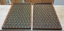 VINTAGE PIONEER LATTICE SPEAKER GRILLS PAIR O...