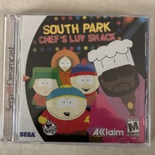 South Park: Chef's Luv Shack (Sega Dreamcast, 1999) CIB COMPLETE & PLAY TESTED
