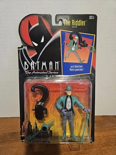 Vintage Kenner Batman The Animated Series The Riddler Action Figure New