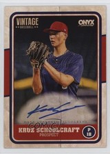 2025 Onyx Vintage Kruz Schoolcraft #VAKRSC Auto 0j81