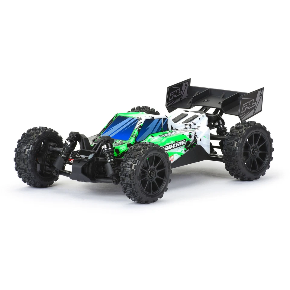 Pro-Line PRO367122 1/14 Pre-Cut/Painted Axis Splat Green/White Body: Typhon GROM - Image 3 of 4