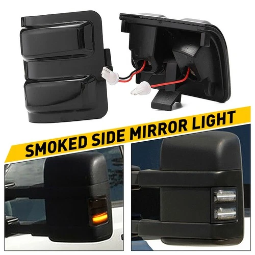 Side Mirror Sequential Turn Signal Lights For 2008-2016 Ford F250 F350 F450 F550