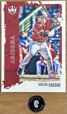 Daulton Varsho 2021 Panini Diamond Kings Base Set Rookie Card #120. rookie card picture