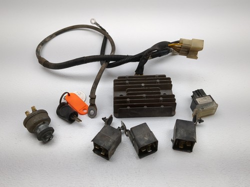 04-12 John Deere Gator HPX 4x4 Ignition Switch Meter Relay Regulator W/ Key Set