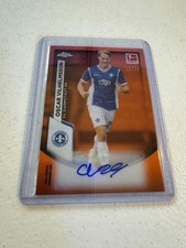 OSCAR VILHELMSSON Chrome Bundesliga 2023/24 Orange /25 Auto
