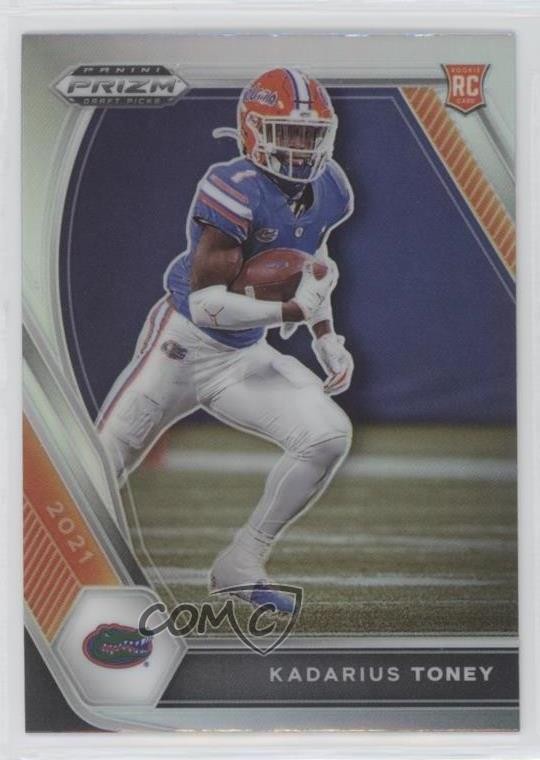 2021 Panini Prizm Draft Picks Silver Prizm Kadarius Toney #117 0g4