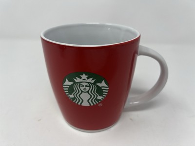 Starbucks 12oz Mug Red/White Coffee Tea Logo