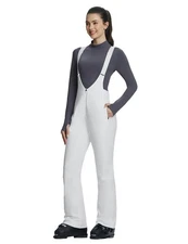 Women's Fleece Lined Snow Pants Waterproof Insulated Snow Overalls Windproof ...