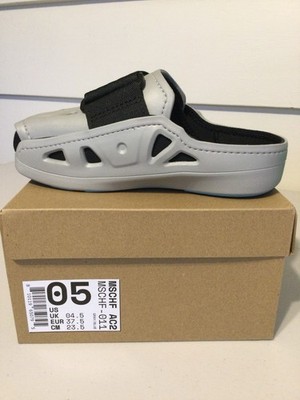 MSCHF AC2 Gray Black Adjustable Strap Sandals Hook & Loop Men's Size 5 US 4.5 UK