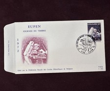 Belgium 1972 Fdc Cover Astronaut David Scott Moon Landing
