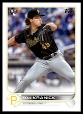 2022 Topps Max Kranick Rookie Pittsburgh Pirates #325