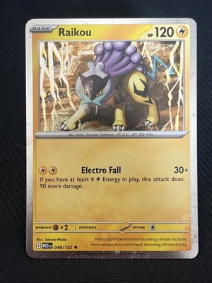 Raikou - (Cosmo Holo) 048/132 Me01: Mega Evolution Holo