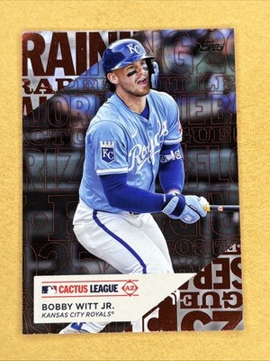 2025 Topps Training Grounds #TG-6 Bobby Witt Jr. Kansas City Royals