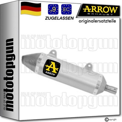 ARROW AUSPUFF ZUGELASSEN THUNDER ALUMINIUM MALAGUTI XTM 125 4T 2019 19 2020 20