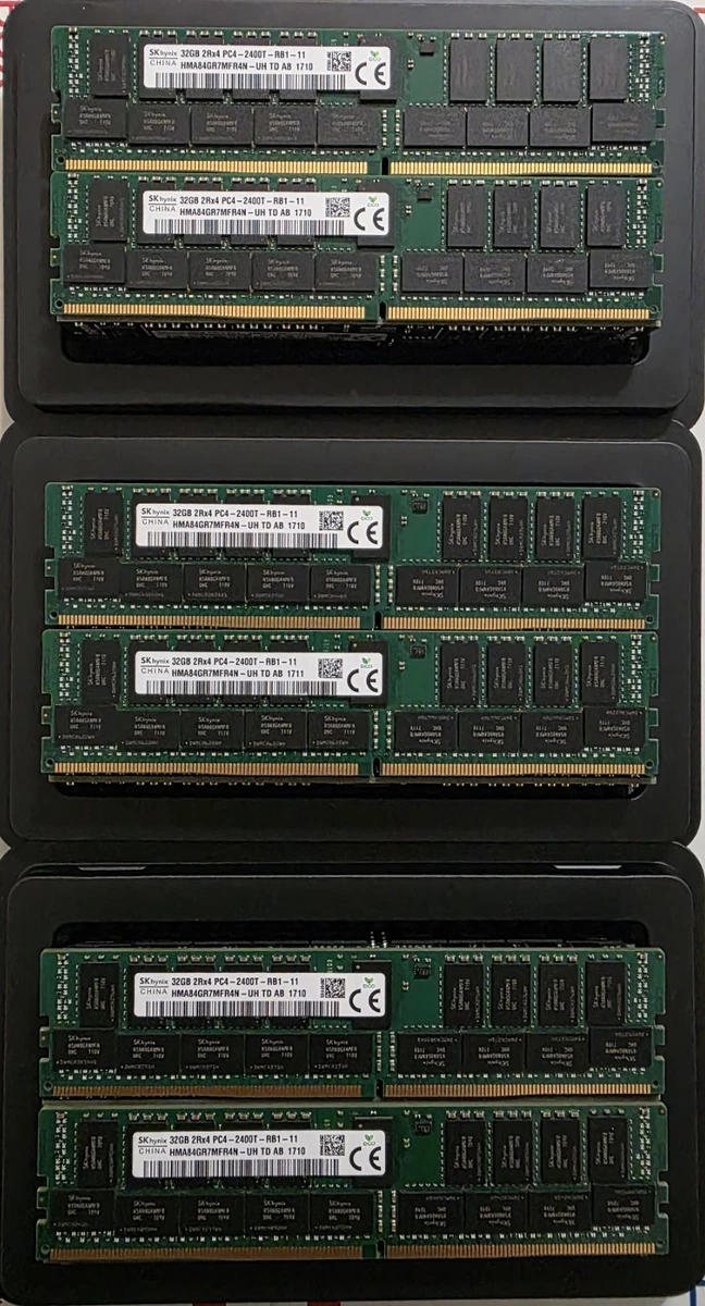 25+ PC4-19200 (DDR4-2400) Bus Speed Server RAM 32 GB Capacity per