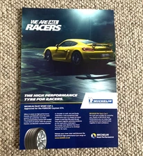 MICHELIN PILOT SPORT CUP 2 -  FRAMEABLE COLLECTIBLE CLASSIC CAR TYRE ADVERT