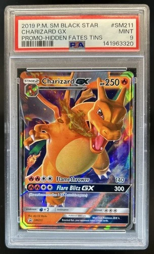 2019 Pokemon SM Black Star Promos Charizard #SM211 PSA 9