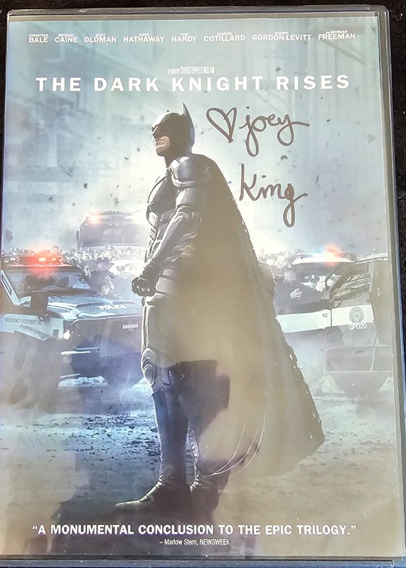 Joey King Signed DVD Cover to the movie, "The Dark Knight Rises"