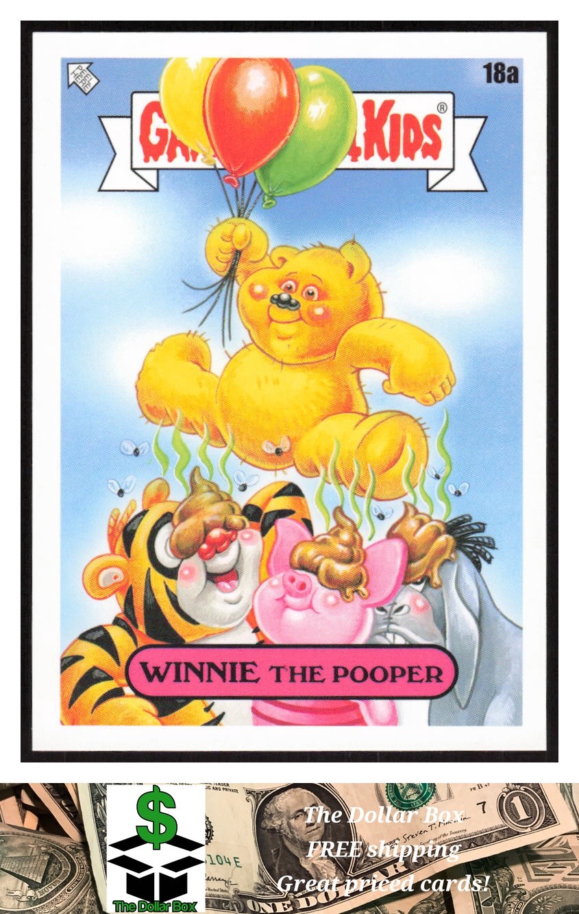 2022 Topps Garbage Pail Kids: Book Worms #18a Winnie the Pooper -