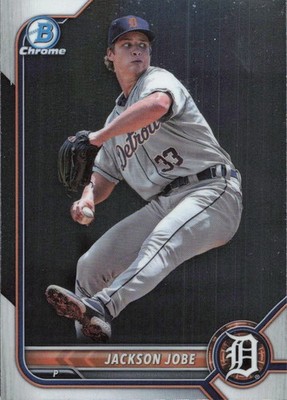 2022 Bowman Chrome - Prospects Jackson Jobe #BCP-201 - NM Card Detroit Tigers