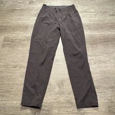 REI Co-Op Pants Mens Small Gray Lightweight Drawstring Quick Dry Nylon 26x28