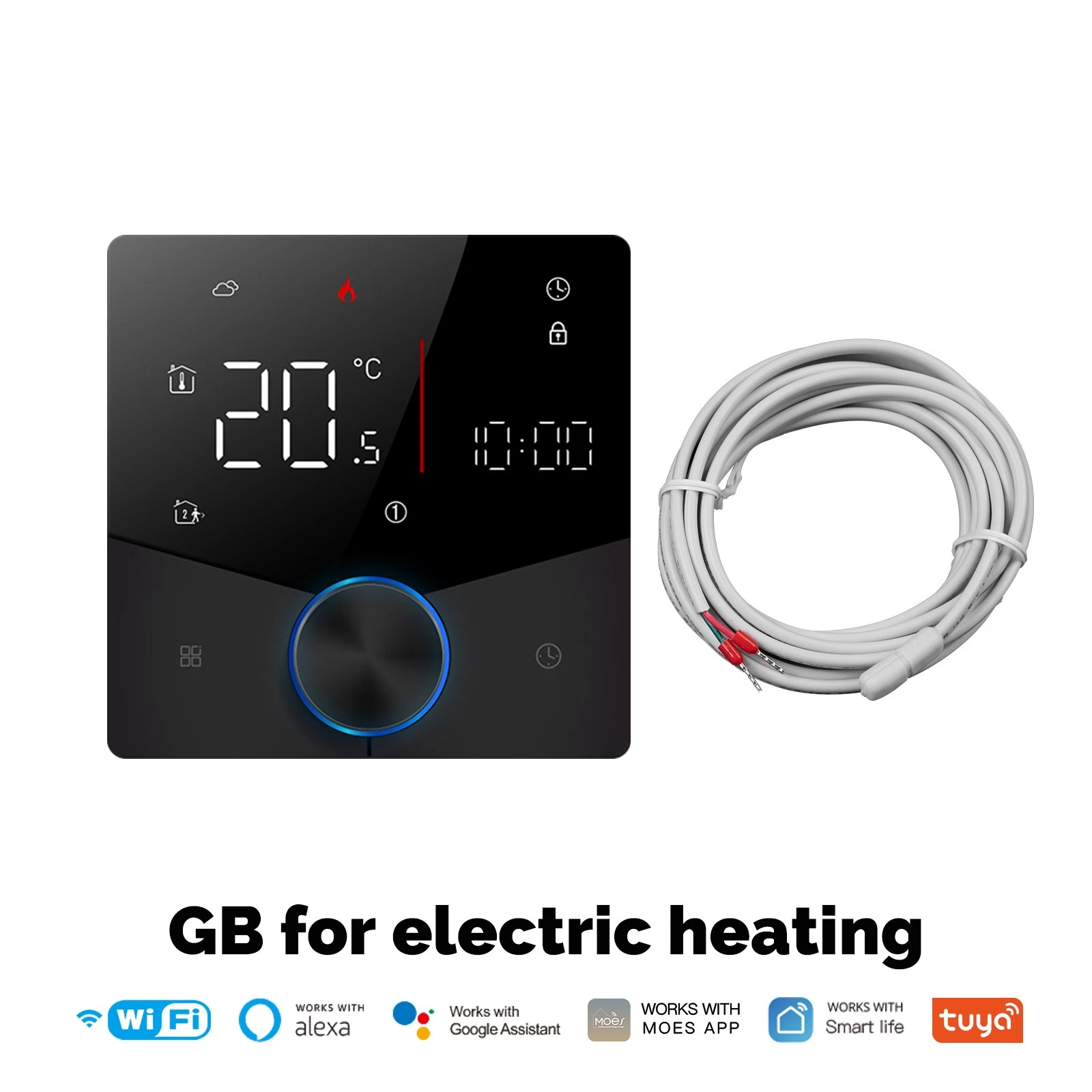 Digital Smart Temperature Controller WiFi Tuya Programmable Wireless Home Room