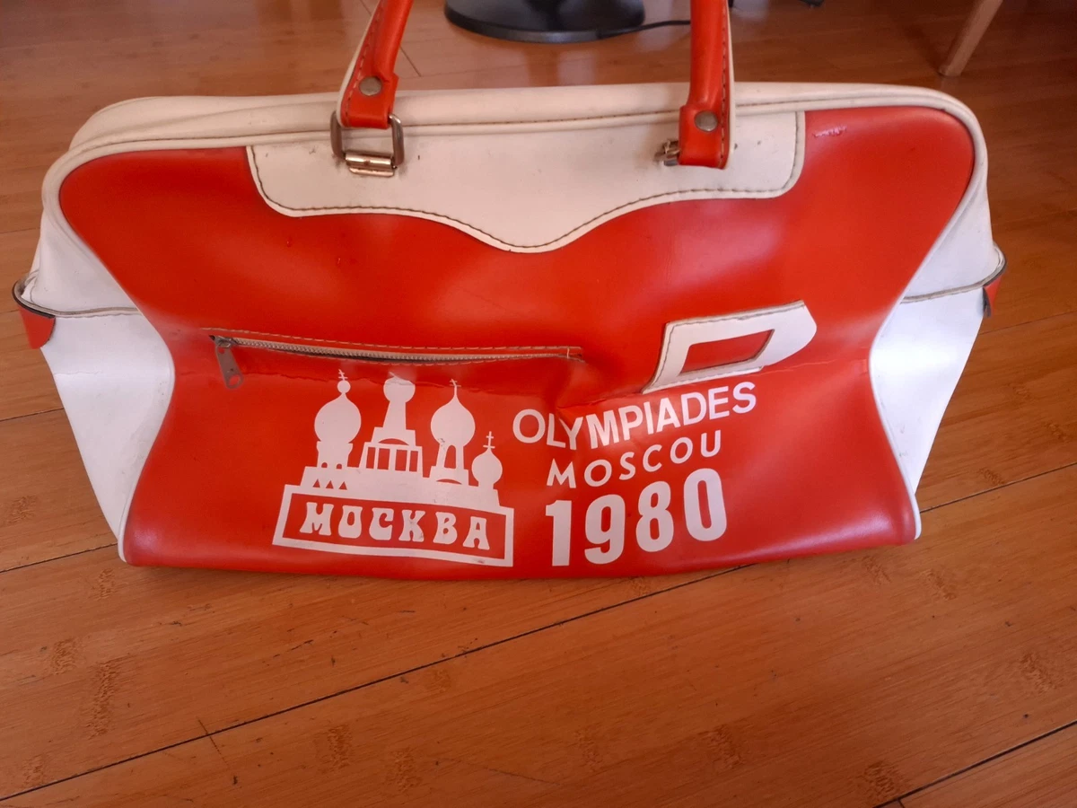 Sac Vintage Souvenir Des Jeux Olympiques De Montréal 1976 - Années 70, Très Bon état