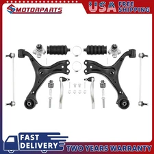 Front Lower Control Arms & Ball Joints Tie Rod For 2013-2015 Honda Civic 1.8L