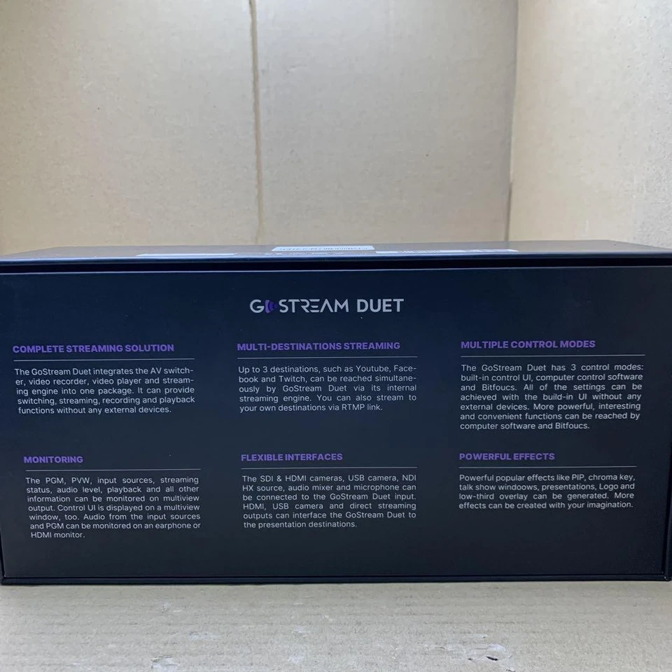 OSEE GoStream Duet 4-CH Multiple Camera Video Switcher SDI HDMI Recording Mixer - Image 3 of 4