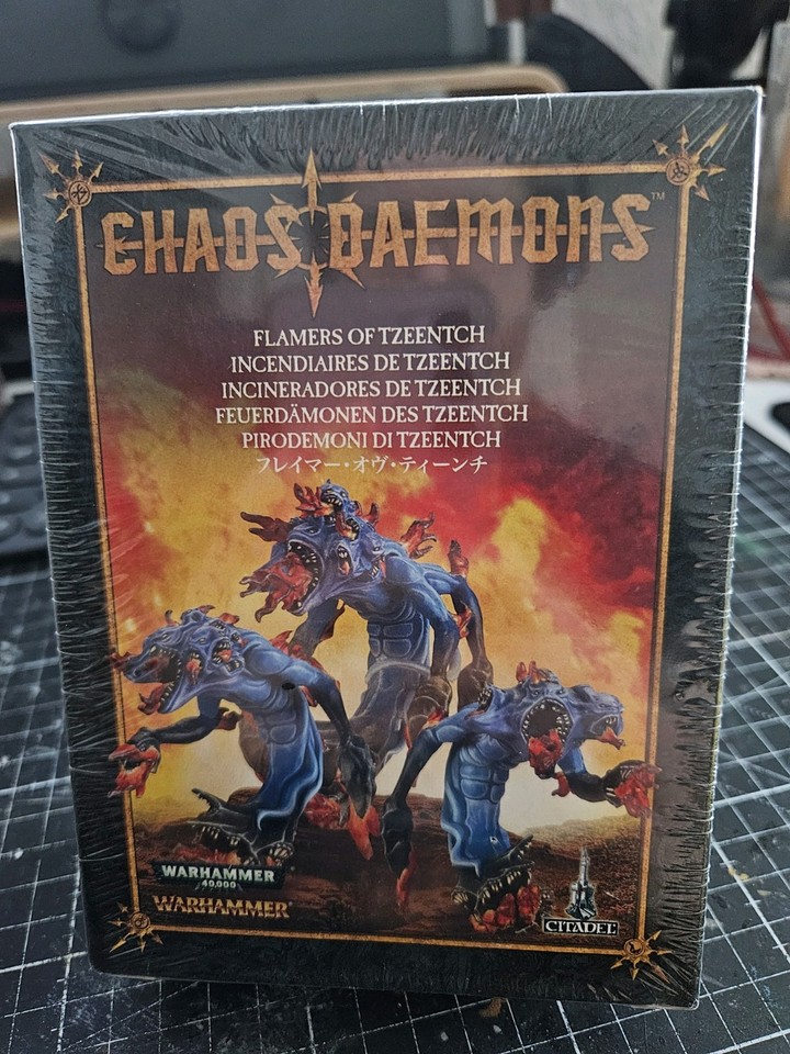 Flammers De Tzeench Citadel – Warhammer The Old World, OOP, Figurine à Peindre