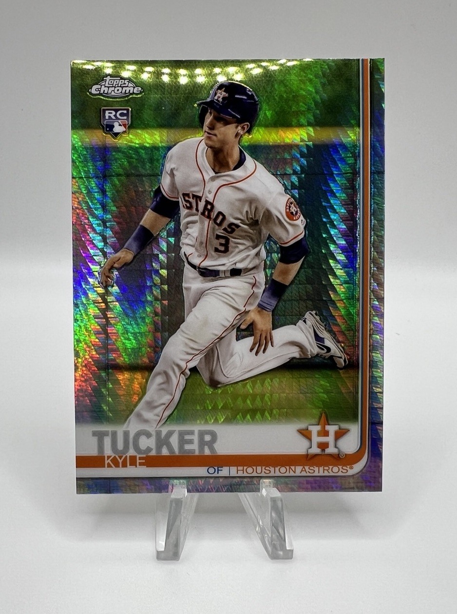 2019 Topps Chrome Prism Refractor Kyle Tucker Rookie RC Houston Astros #39