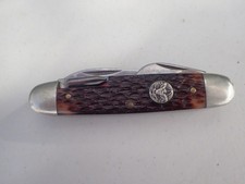 VINTAGE Boy Scout Knife Imperial Circa 1933-1942 With Bone Handles MUST SEE!!