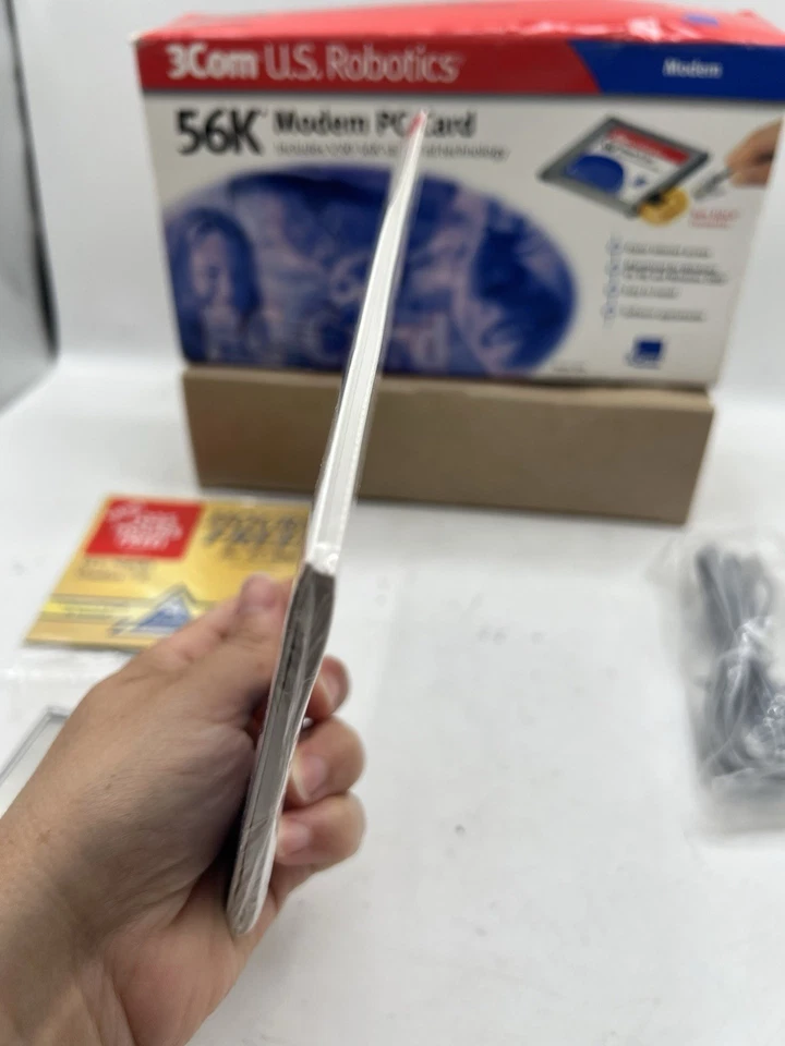 Vintage US Robotics 3COM 56k Modem Card Model 3056 Open Box Incomplete - Image 4 of 4